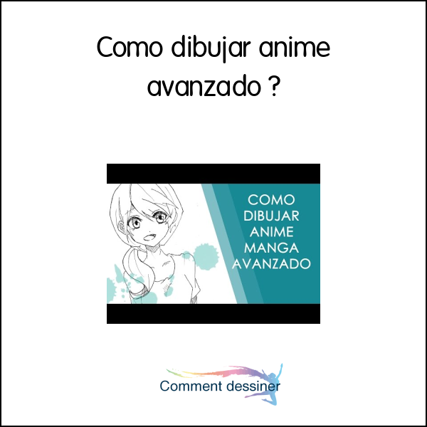 Como dibujar anime avanzado